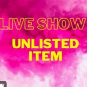 ✨️Unlisted item✨️ for live show